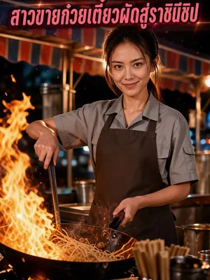สาวขายก๋วยเตี๋ยวผัดสู่ราชินีชิป