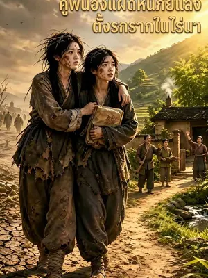 คู่พี่น้องแฝดหนีภัยแล้งตั้งรกรากในไร่นา