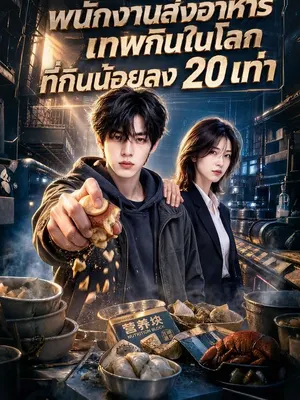 พนักงานส่งอาหารเทพกินในโลกที่กินน้อยลง 20 เท่า