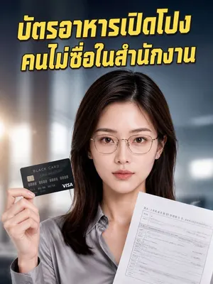 บัตรอาหารเปิดโปงคนไม่ซื่อในสำนักงาน