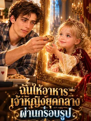 ฉันให้อาหารเจ้าหญิงยุคกลางผ่านกรอบรูป