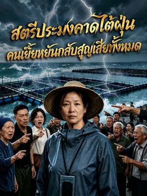 สตรีประมงคาดไต้ฝุ่น คนเย้ยหยันกลับสูญเสียทั้งหมด