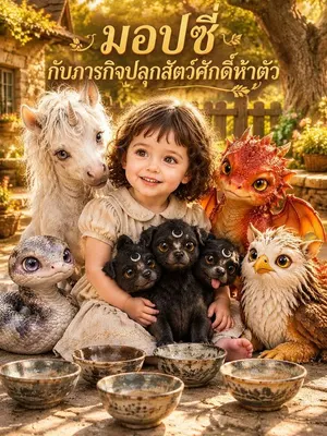 มอปซี่กับภารกิจปลุกสัตว์ศักดิ์ห้าตัว