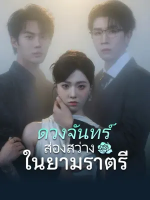 ดวงจันทร์ส่องสว่างในยามราตรี